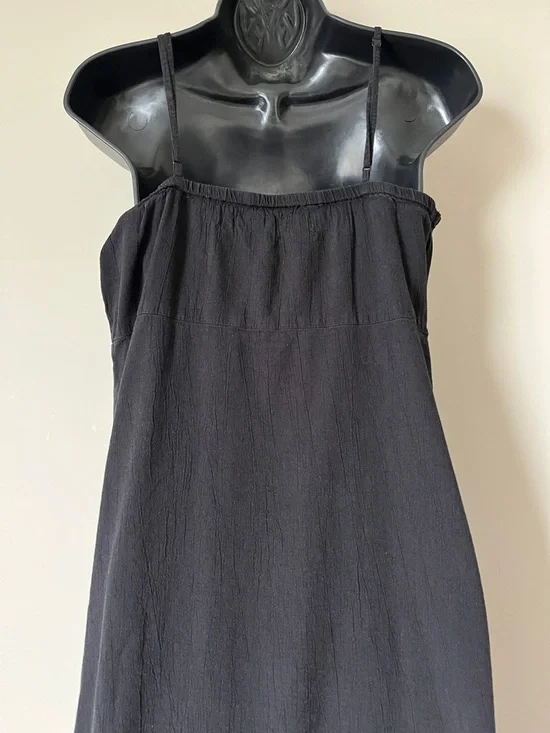 Old Navy Sleeveless A Line Cami Maxi Dress Black Size Small - Picture 4 of 8